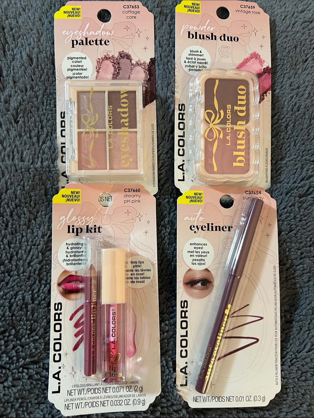 L.A. Colors Makeup Collection — Plum, Pink, Rose & Mauve Shades